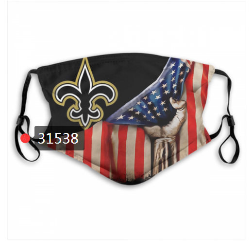 NFL 2020 New Orleans Saints #48 Dust mask with filter->nfl dust mask->Sports Accessory